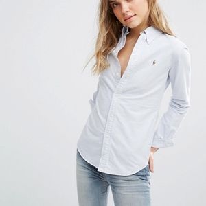 Ralph Lauren Slim Fit Oxford Pinstripe Shirt